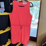 Telluride Clothing Company Coral Sleeveless Mini Dress Size Large Orange Photo 3