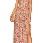 ASTR  the Label Pink Orange Multicolor Tropics Maxi Dress Size Large Photo 0