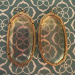 Kendra Scott Danielle Silver Drop Earrings Iridescent Agate Photo 0