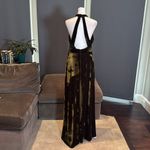 Women’s Halter Neck Full Length Velvet Sleeveless Formal Dress ZipBack Size 6 Photo 3