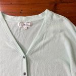 Hippie Rose  Baby Blue Soft Fuzzy Button Up Cardigan ~ Size Large 💚🍄 Photo 3