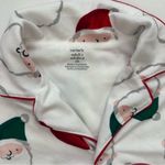 Carter's Santa Print Pajama Set Size S Adults White Photo 2