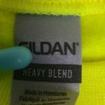 Gildan Doja Cat Cropped Graphic Pullover Sweatshirt Highlighter Yellow Women Size MNWOT Photo 7