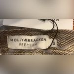 Molly Bracken  Gold Silver Mini Skirt with Pocket Small Photo 6