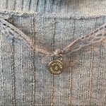 Anthropologie  Knitted and Knotted Ribbed Lace Front Cardigan. Size Small. EUC Photo 13