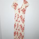 Privacy Please  Cream "Rebecca" Floral Casual Maxi Dress Size Small Photo 9