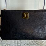 Liz Claiborne Black Leather Wristlet w/ Charger Photo 0