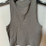 Free People  Intimately Hayley Racerback Brami in Grey SZ XS/S Photo 3