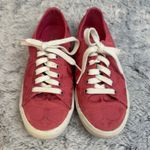 Coach Pink Magenta Signature C Logo Lace Up Sneakers Size 7.5B Casual Photo 2