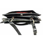 Steve Madden Vampire Lips Crossbody Bag Black – Rhinestone Logo – Pre-owned Photo 3