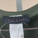 Violet & Ruby Large Momlife Maternity Ruched Tee Olive Green Earth Tone Size undefined Photo 3