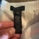 J Crew rainbow metallic striped business casual 00 skirt Gold Photo 1