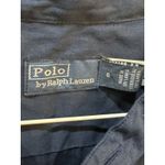 Polo Ralph Lauren Cotton Poplin Midi Shirtdress Blue Shirt Dress Size 6 Photo 5