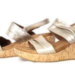 Eurosoft by Sofft Kahley Wedge Sandal Size 7M NWOB Gold Photo 2