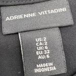 Adrienne Vittadini  Womens 2 Black Shirt Dress Shift Cocktail LBD Classic Minimal Photo 4
