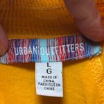 Urban Outfitters  Yellow Gold Candace Babydoll Top Large Cotton Keyhole‎ Opening Photo 3