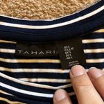 Tahari  large blue and white tank top Photo 3