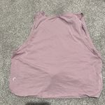 Zyia  Active‎ cropped lilac front tie v neck shirt size M Photo 2