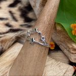 Multi Star Cluster Sterling Silver Ring Size 6 Photo 4