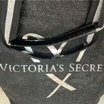 Victoria's Secret 2017 Fashion Show Glitter Tote Bag Black Silver Logo Shanghai Photo 7