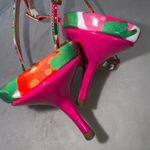 Betsey Johnson  Women's Colson Colorful Fruit Kitten-Heel Dress Sandals-Size 6.5 Photo 8