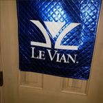 Euc LeVian blue shopping tote bag with handles Photo 4