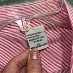 Vintage Cardinals Pinstriped Blouse Farmhouse Country XL Photo 3