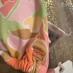 Billabong  Pink Orange Sunshine Diaries Halter Neck Triangle Bikini Top XXL NWT Photo 4