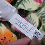 Old Navy  Yellow Poplin Classic Tropical Floral Pajama Top Size Medium Photo 7