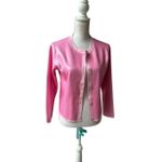 ZARA NWT Sequin Knit Cardigan Pink Size M Photo 1