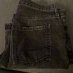 Old Navy  High Rise Slouchy Straight Black Jeans Photo 3
