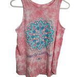 Simply Southern Tie Dye Tank Top Pink Teal M Photo 0