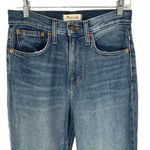 Madewell  High Rise The Momjean Stratfield Wash Jeans Blue Size 26 Ankle Photo 3