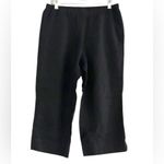 J.Jill  Black Cropped 100% Linen Pants Size Small Petite Photo 1