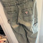 Guess Women's Striped Denim Overalls Photo 12