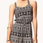 Forever 21 Black Tan Tribal Strappy Back Playsuit Photo 7