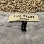 Halston Heritage light blue long-sleeve top size S Photo 5