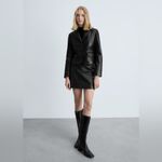 Mango New‎ Zipper leather boots Photo 3