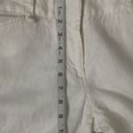 Max Studio White Linen Shorts 4 Summer Minimalist Preppy Nautical Slow Fashion Photo 3