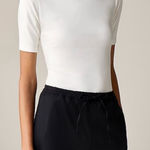 J.Crew  Refined rib elbow-sleeve T-shirt Photo 0