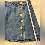 ASOS Button Front Denim Skirt Size 2 Photo 2