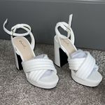 Francesca's White heels Photo 0