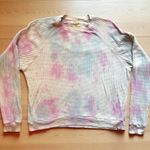 ELECTRIC & ROSE Time To Live Waffle Knit Tie Dye Pullover Photo 4