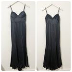 Selfie Leslie NWT  Bronte High Split Gathered Bust Maxi Dress Ink Size US Small Photo 2