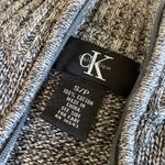 Calvin Klein Gray  Knit Quarter Zip Sweater Photo 1
