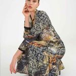 Simply Art by Dolcezza Dress “Postal” midi dress size large Green Photo 6