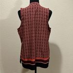 Van Heusen  Print V-Neck Blouse Photo 2