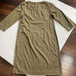 Talbots  olive green lace up midi dress, 3/4 sleeves. NWT women’s size 4 Photo 8