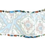 Tommy Hilfiger Wrap Around Skirt Floral blue cream yellow orange Size 2 Photo 4