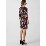 Whistles Digital Bloom Silk Bodycon Dress size 4 Photo 3